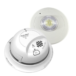 First Alert SC9120B Hard-Wired Dual Smoke & Carbon Monoxide Alarm + SLED177 Strobe