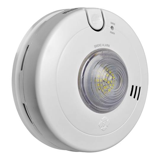 BRK First Alert SM110LED-AC Hardwired Smoke Alarm with LED Strobe Light