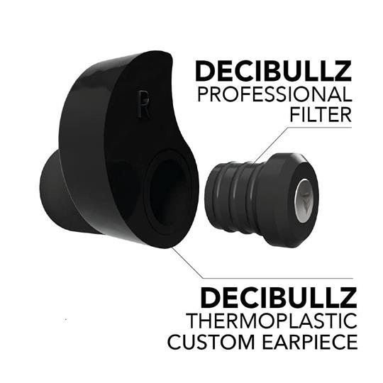 Custom Molded Professional High-Fidelity Filter Earplugs