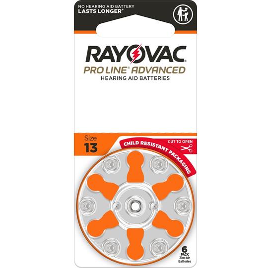 Rayovac Proline Advanced Hearing Aid Batteries | Size 13 (48 pack)